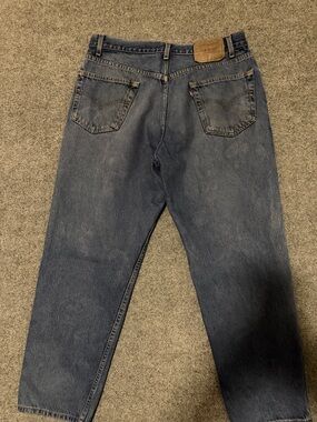 Levi's Men's Dark Blue Straight Jeans, vintage 1998 98, 36x30